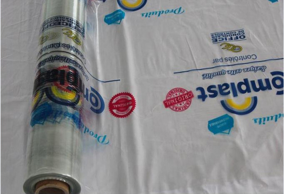 Bed Sheeting Clear PVC Printed Film Polythene Rolls LEPD 0.20mm Thickness